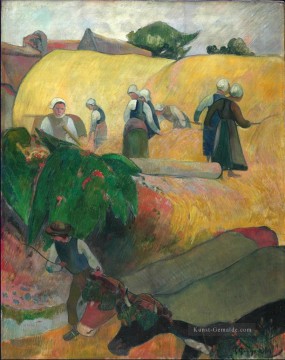 Paul Gauguin Werke - The Haystacks Paul Gauguin